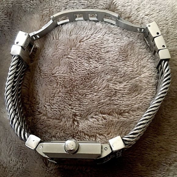 LOIS HILL Watch Sterling Silver Band Square Face - Picture 8 of 15